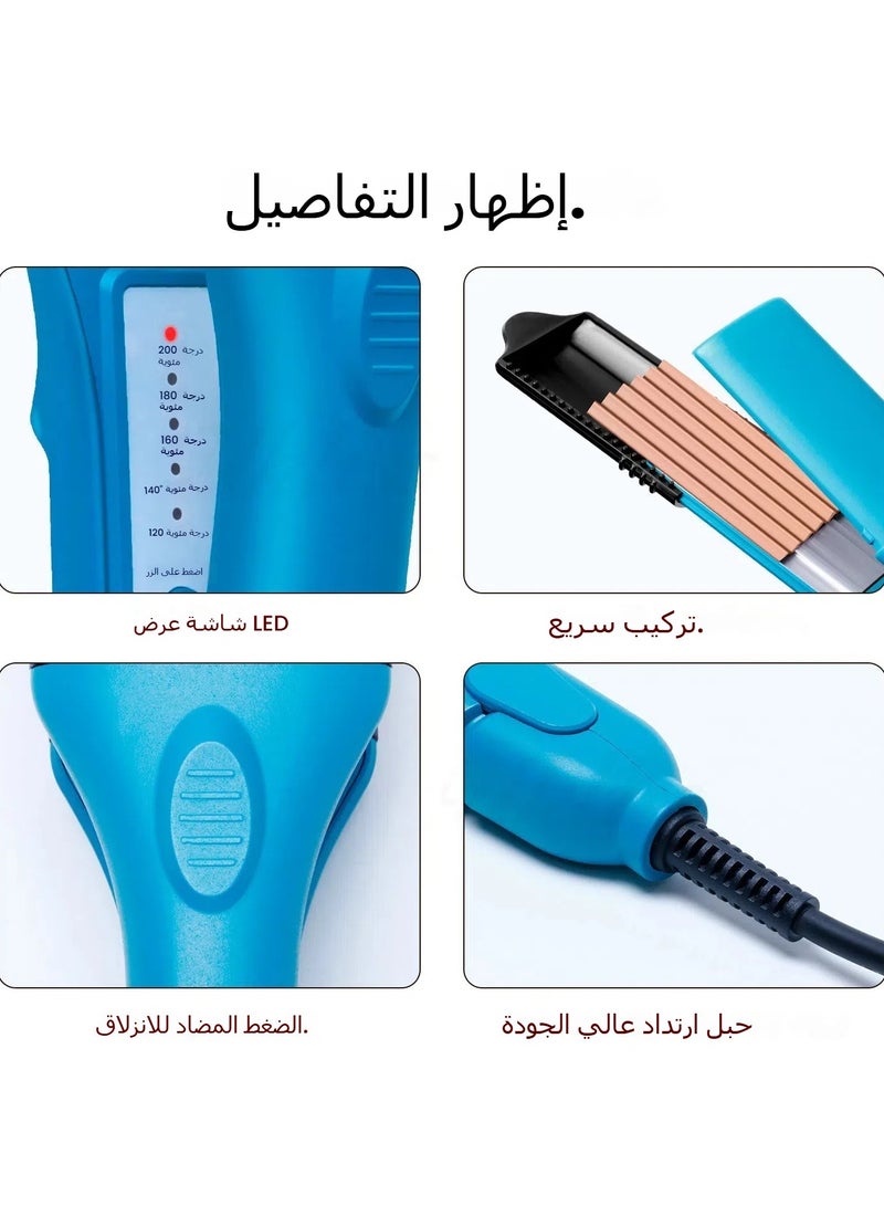 Star 3D Image Styling Hair Straightener Hair Straightener Hair Straightener Straight Roll Stick Straight Roll Dual - Image 2